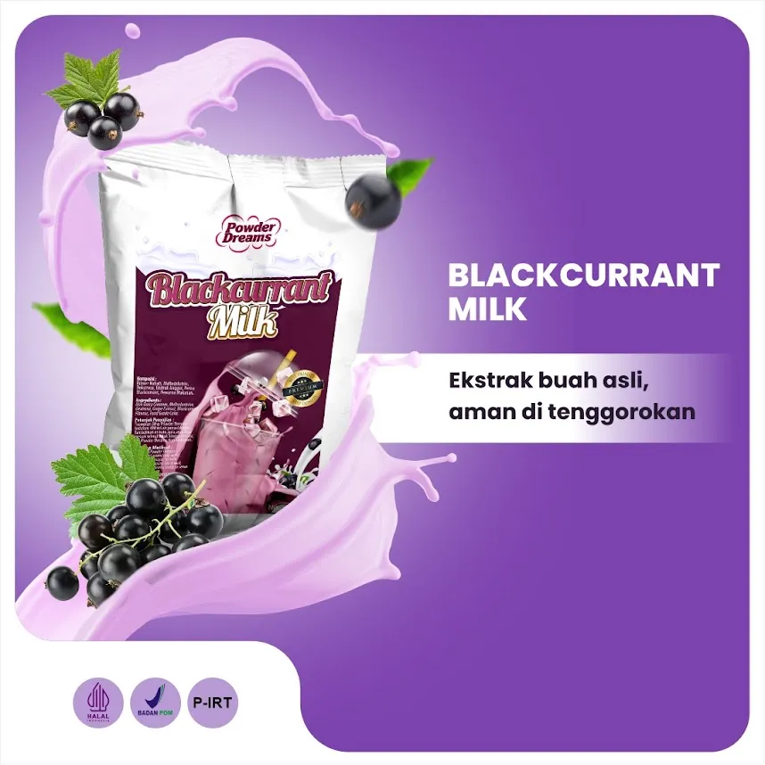 Blackcurrant Milk Powder