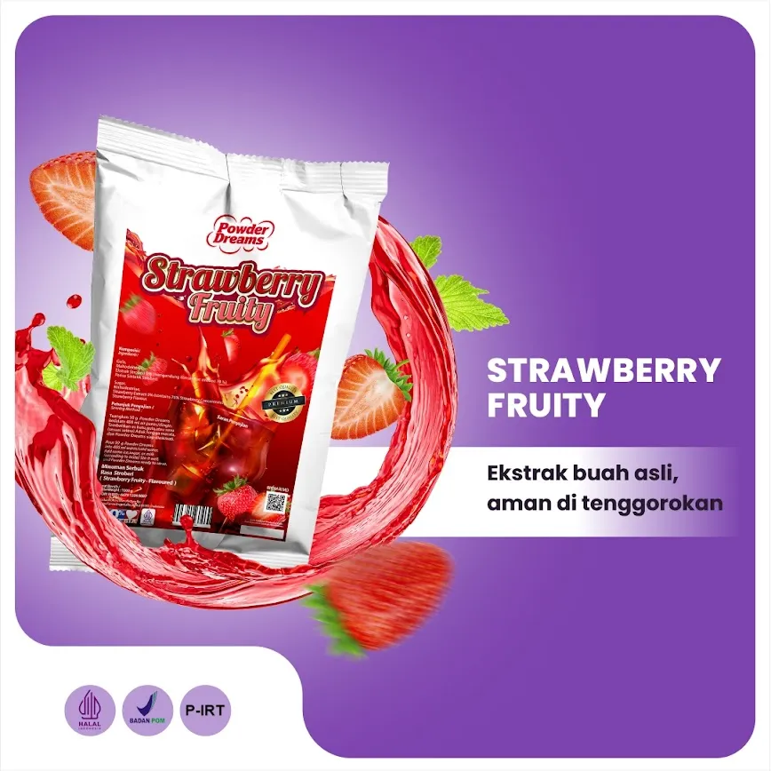 Strawberry Fruitty Powder