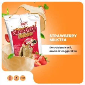 Strawberry Milktea Powder
